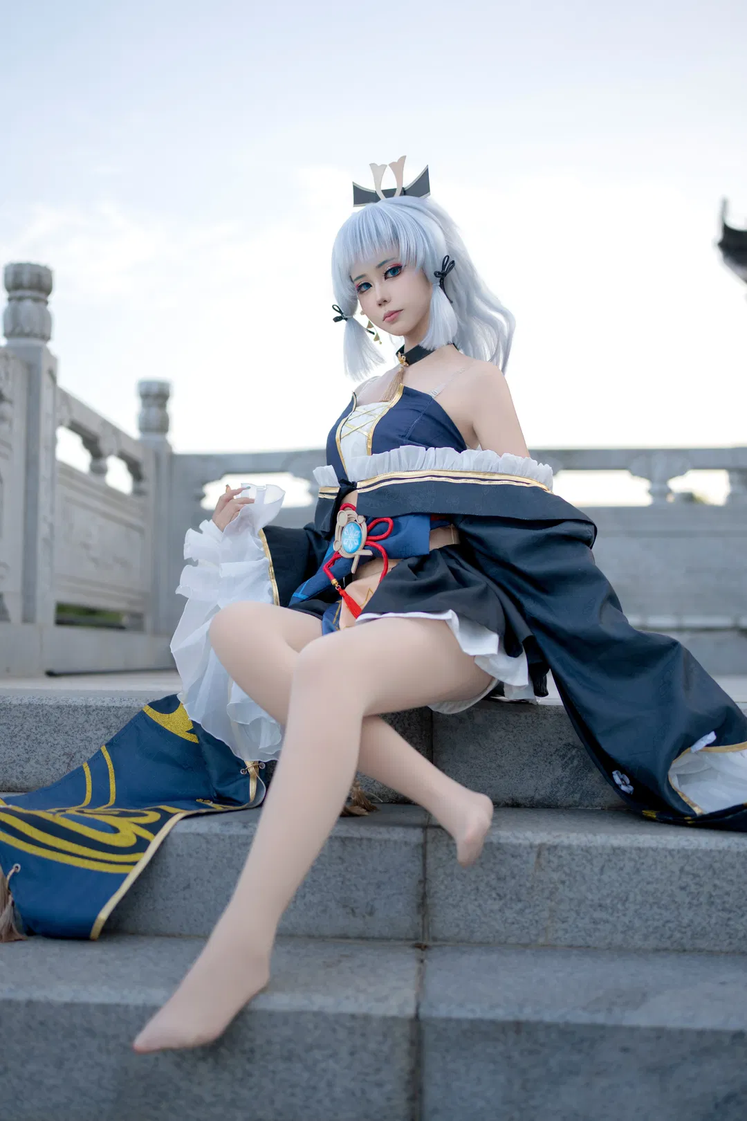 【神里绫华cos】黑道千金风格的冷艳挑战 - 第 6 张