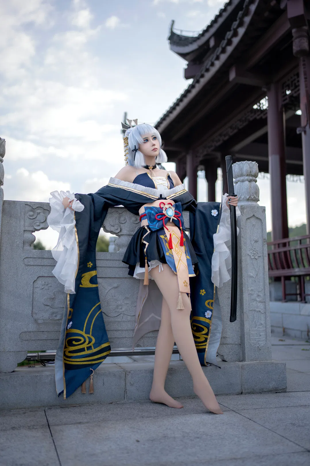 【神里绫华cos】黑道千金风格的冷艳挑战 - 第 7 张