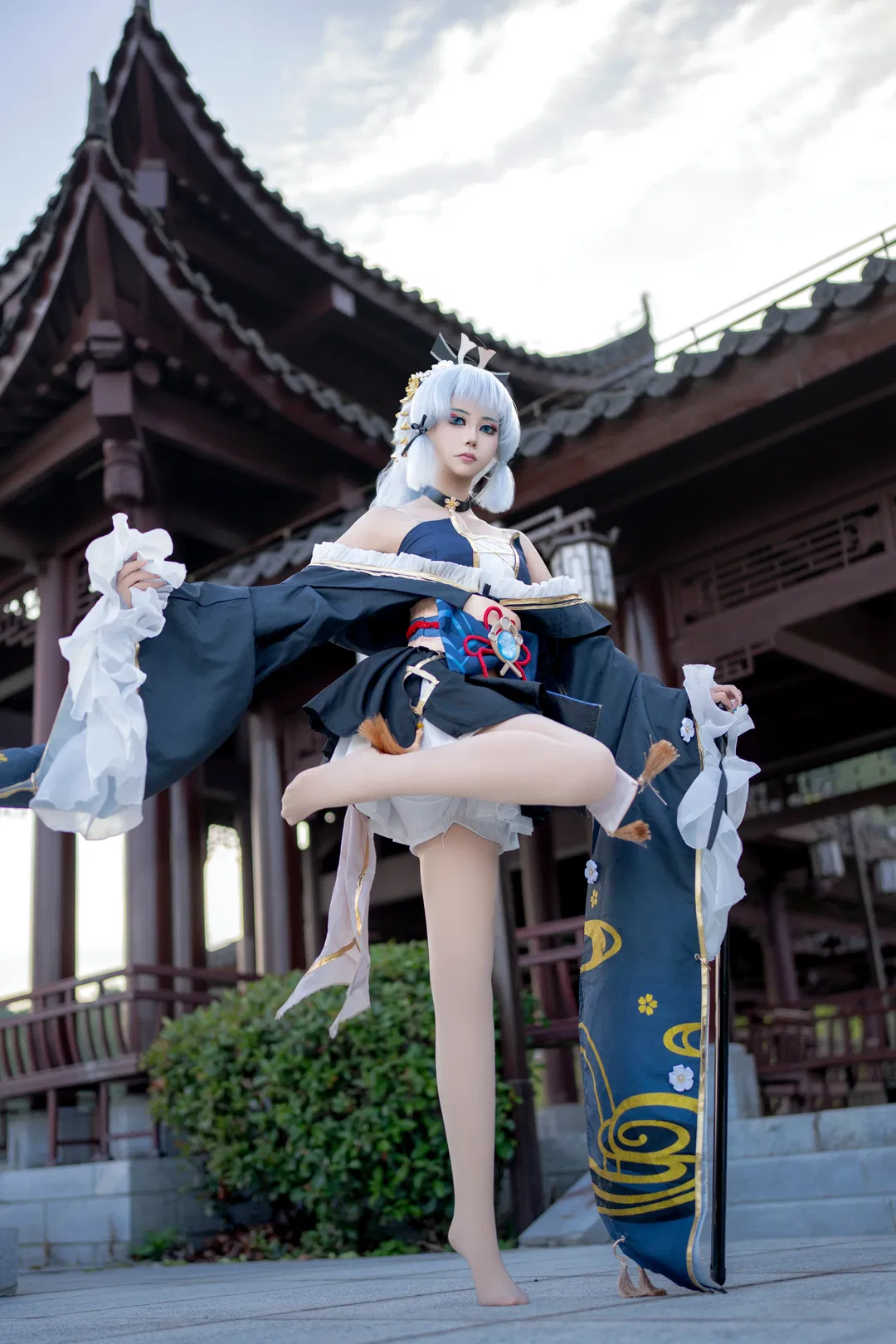 【神里绫华cos】黑道千金风格的冷艳挑战 - 第 8 张