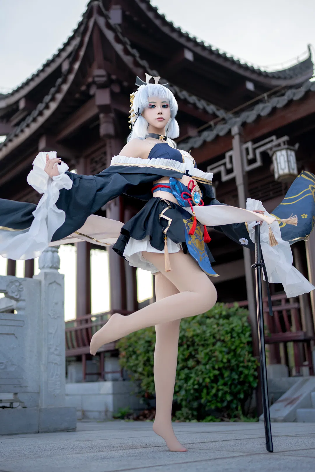 【神里绫华cos】黑道千金风格的冷艳挑战 - 第 9 张