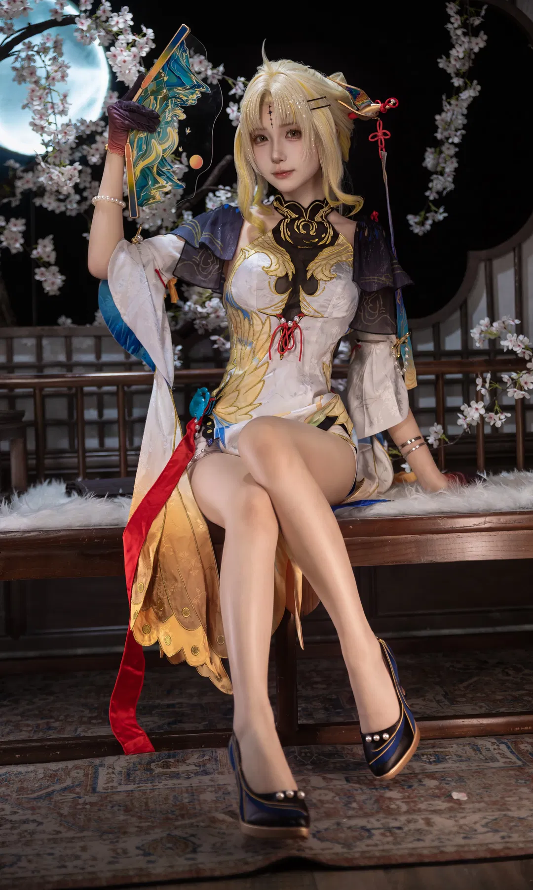 【穗穗cos】鸣潮月下国风夜色 - 第 1 张