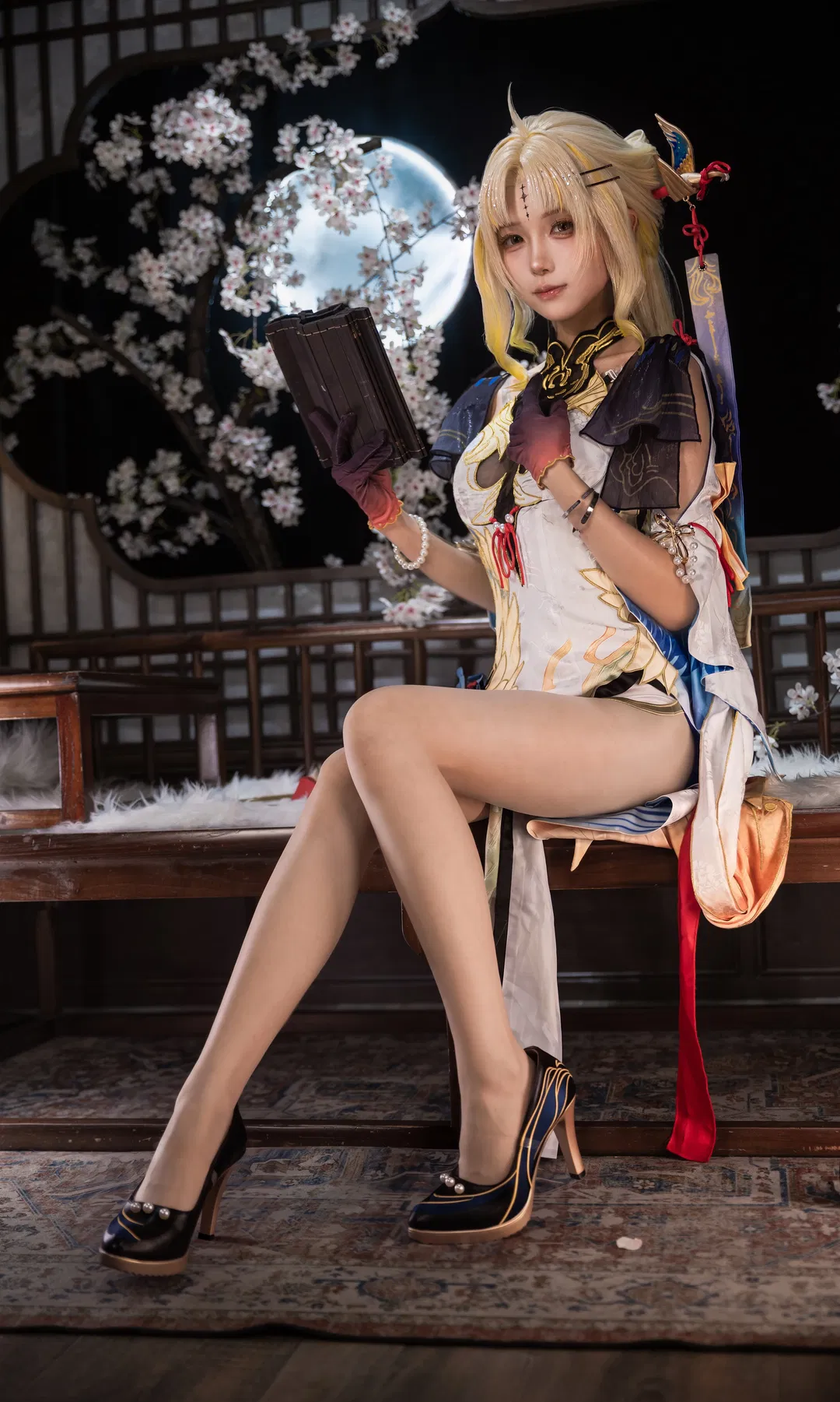 【穗穗cos】鸣潮月下国风夜色 - 第 3 张