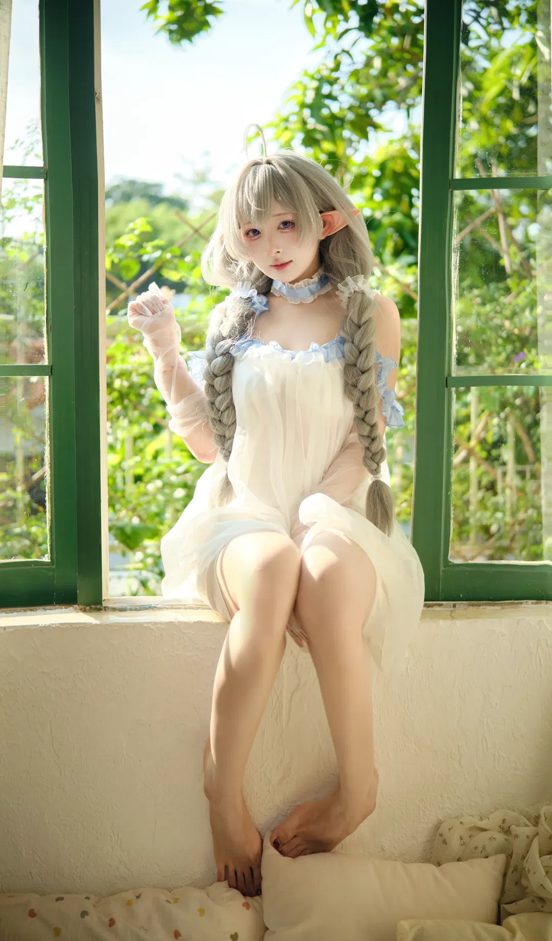 【埃佛森cos】碧蓝航线睡衣造型，窗边精灵氛围感 - 第 1 张