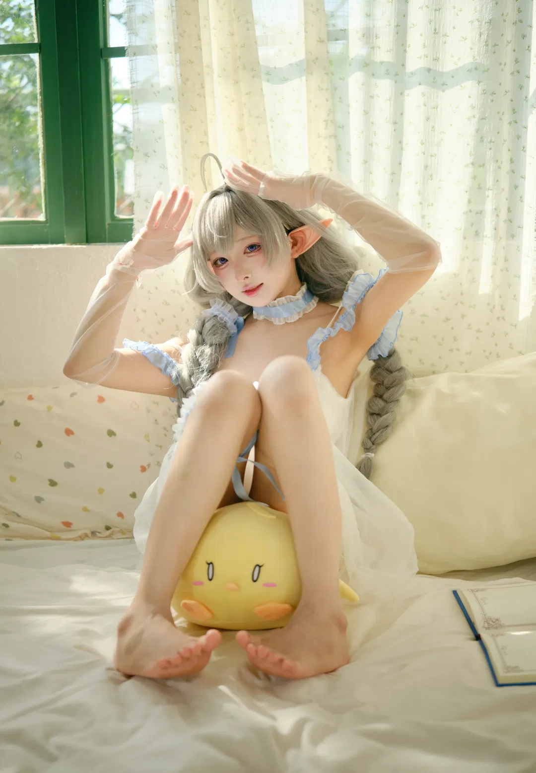 【埃佛森cos】碧蓝航线的精灵少女睡衣日常 - 第 1 张