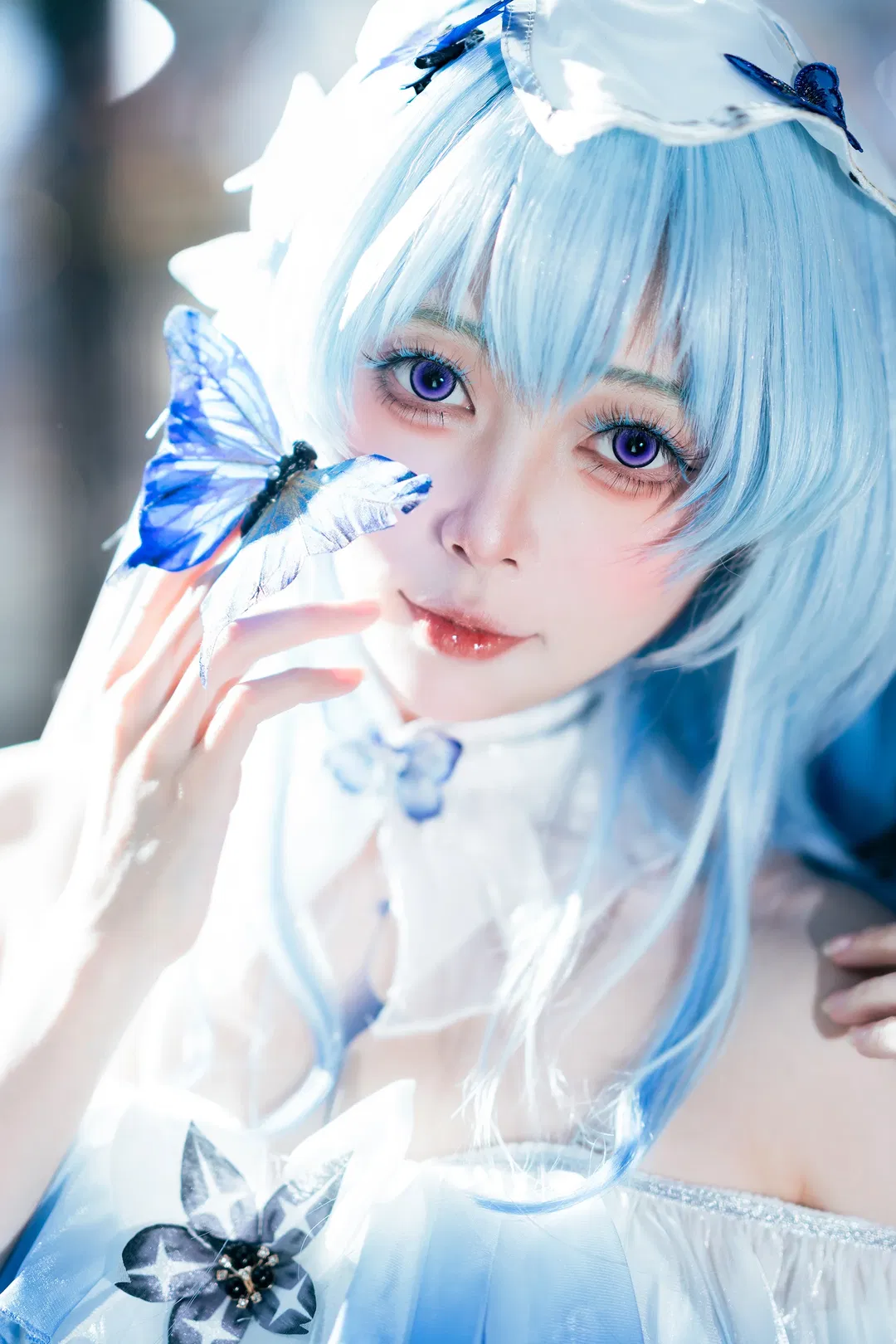【守岸人cos】鸣潮守岸人，CICF漫展的蓝色蝴蝶梦境 - 第 1 张