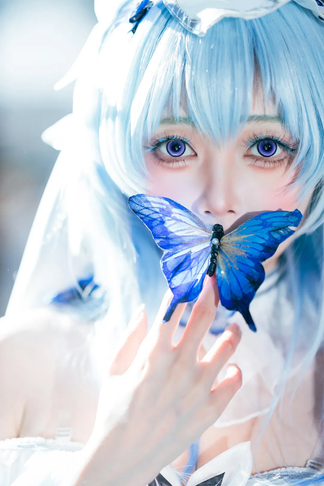 【守岸人cos】鸣潮守岸人，CICF漫展的蓝色蝴蝶梦境 - 第 3 张