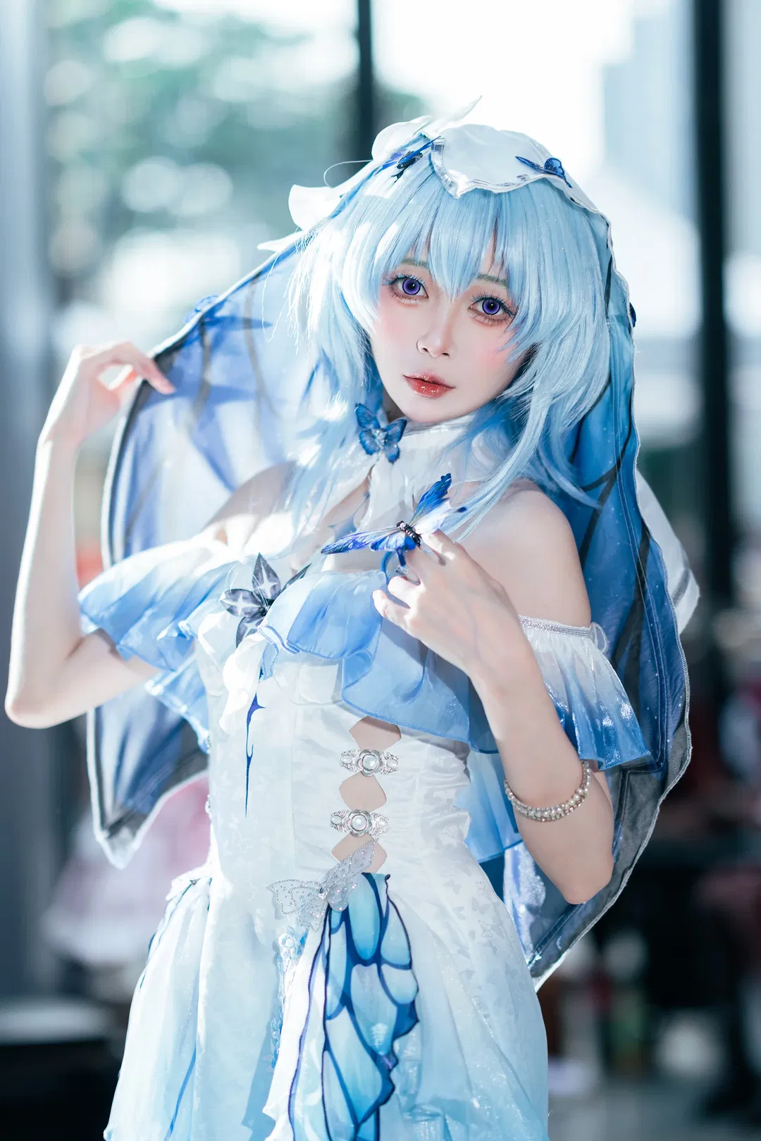 【守岸人cos】鸣潮守岸人，CICF漫展的蓝色蝴蝶梦境 - 第 7 张
