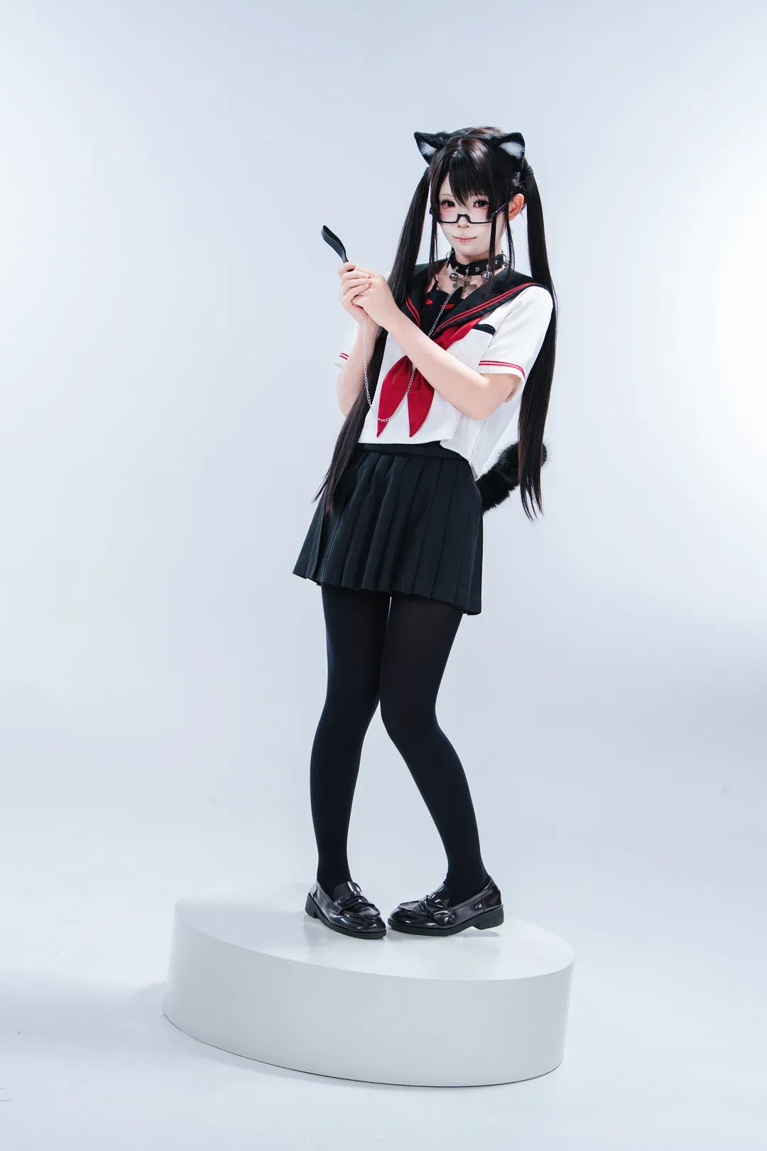 貓耳水手服JK制服棚拍記錄 - 第 5 張