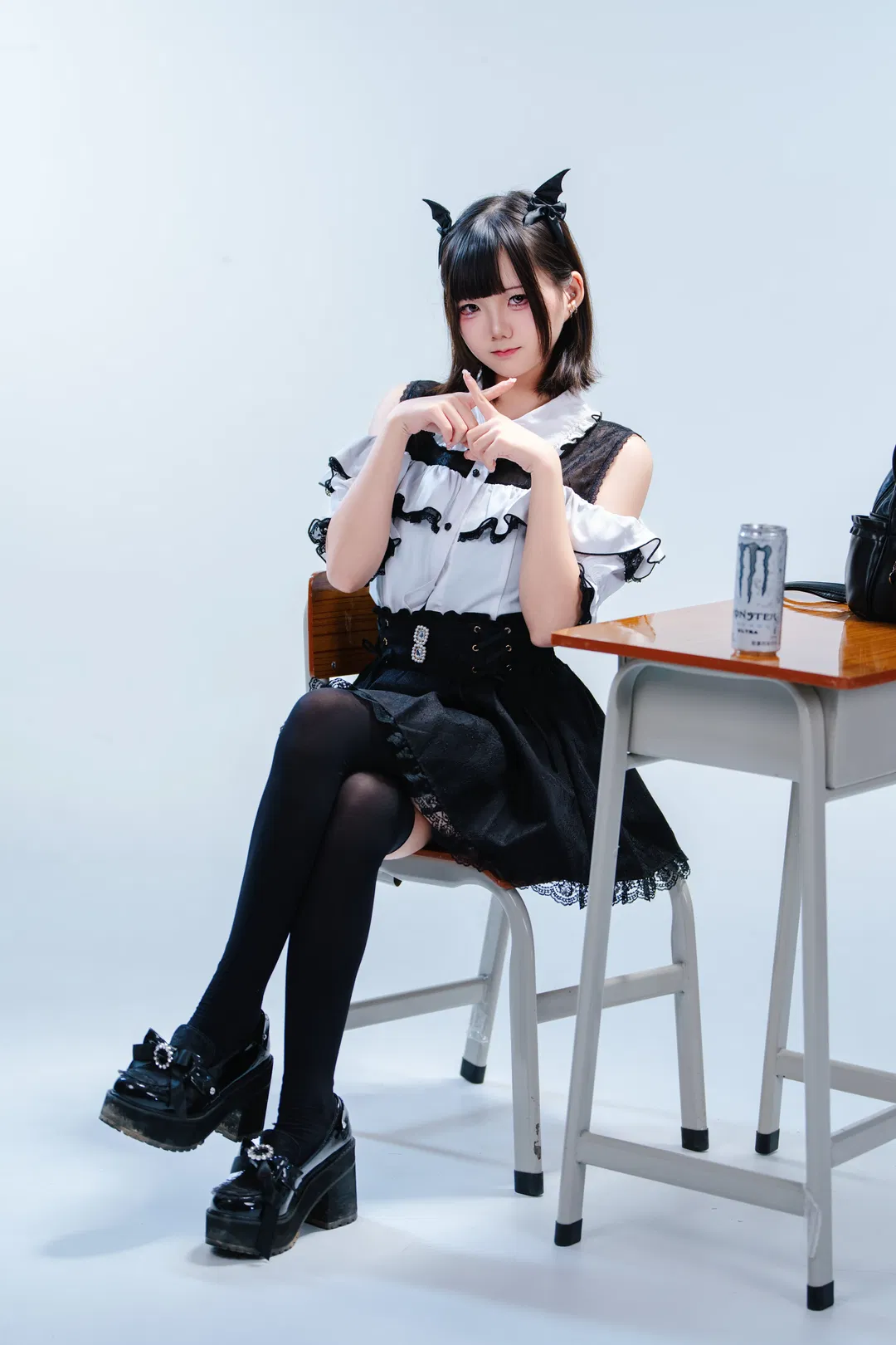 日系蕾服量產型穿搭 白棚拍摄记录 - 第 1 张