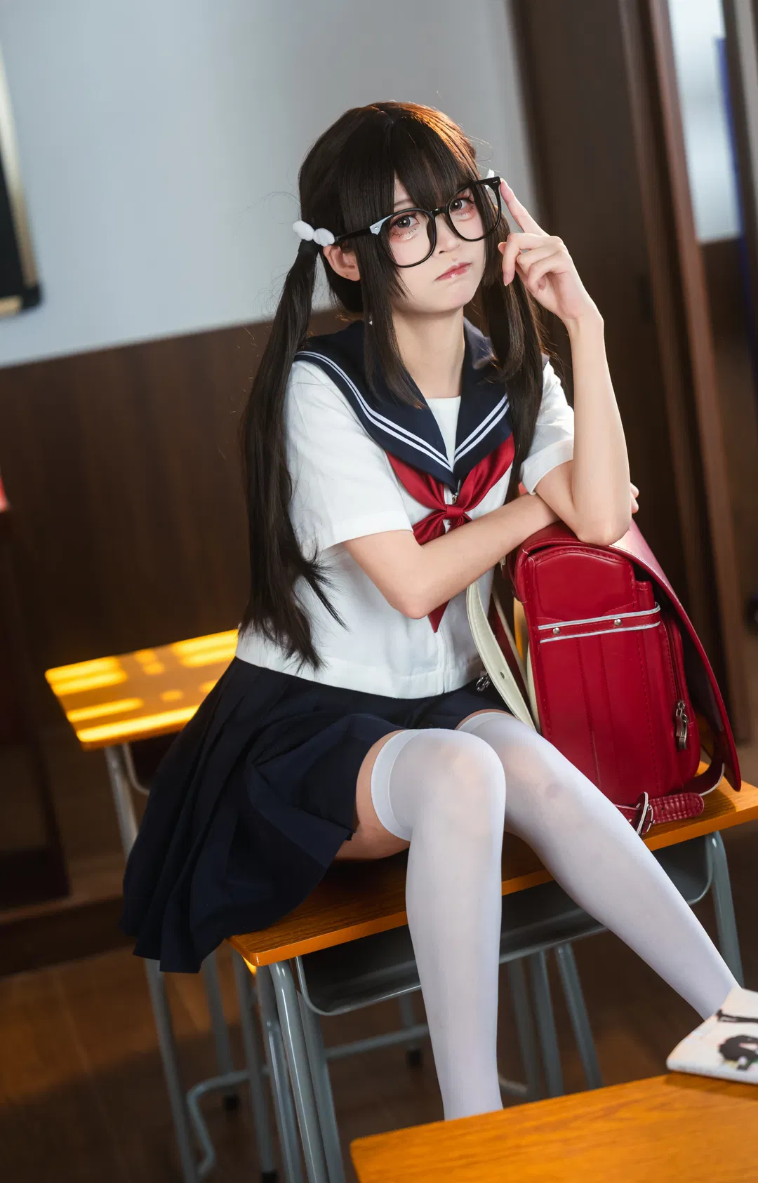 翘课后的教室 JK制服校园风日常记录 - 第 2 张