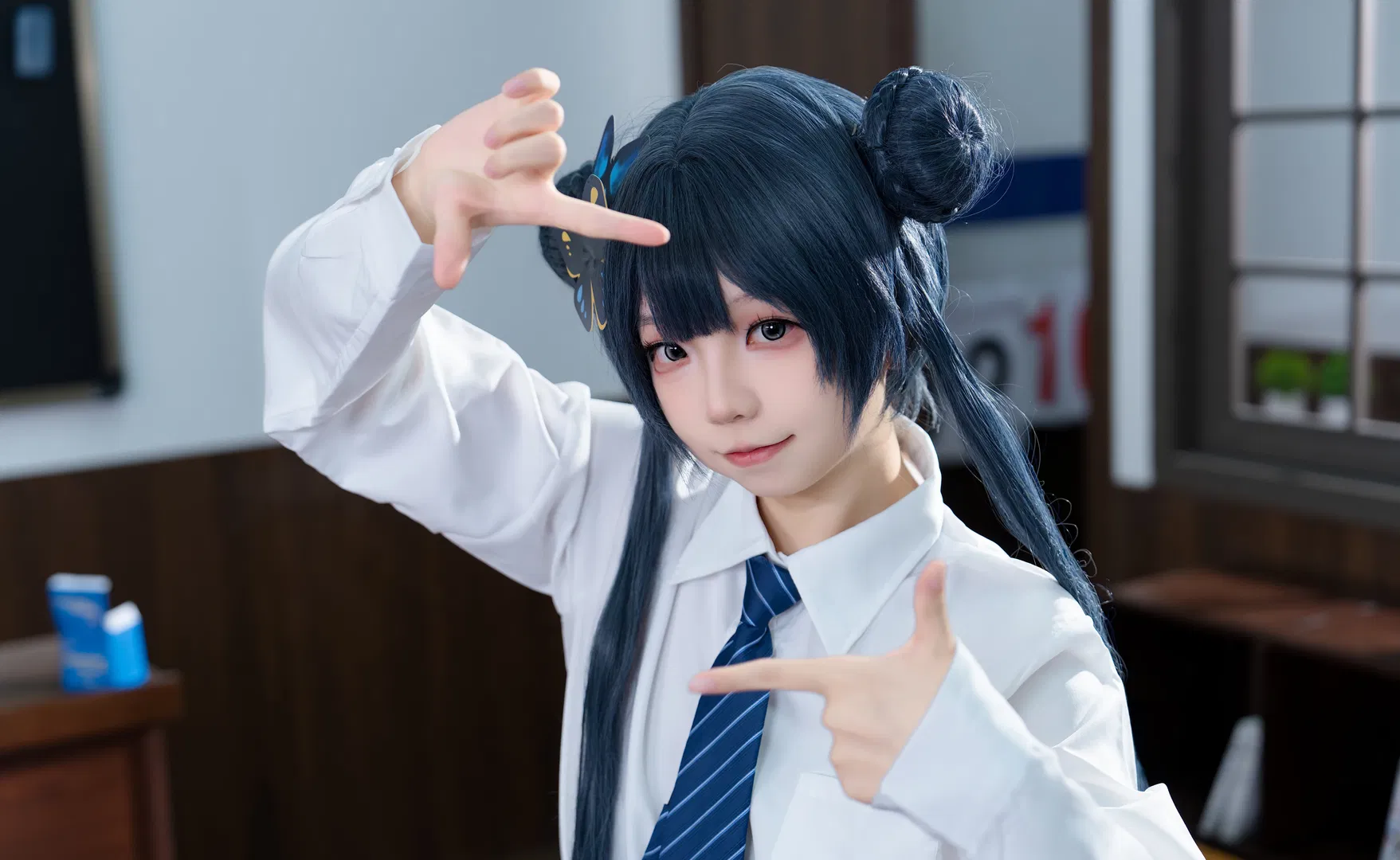 【妃咲cos】碧蓝档案学妹的教室日常 - 第 5 张