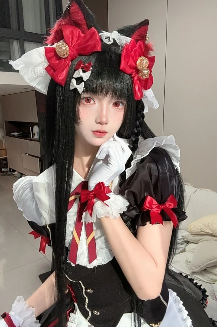 【千咲cos】鸣潮千咲坠梦奇境女仆装 - 第 1 张