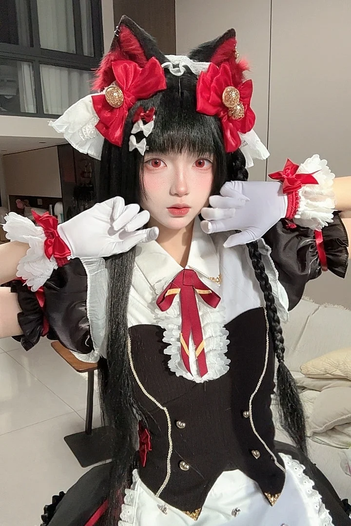 【千咲cos】鸣潮千咲坠梦奇境女仆装 - 第 2 张