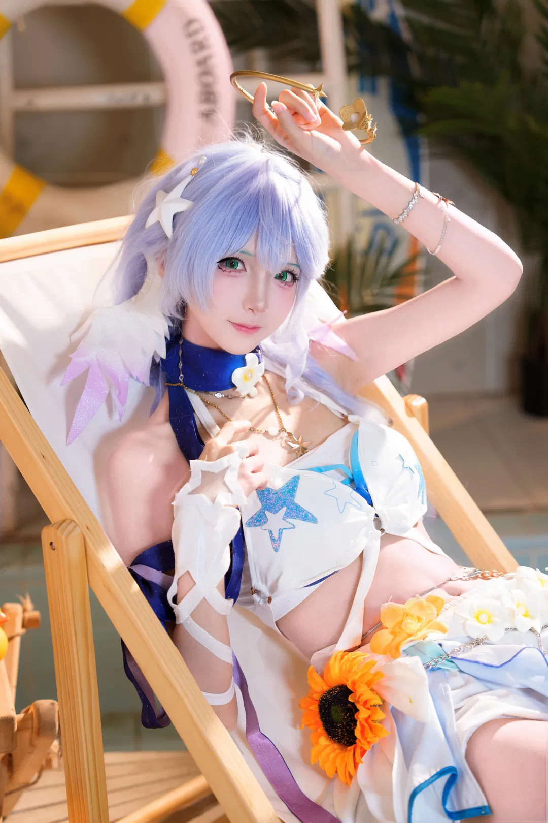 【知更鳥cos】夏日泳池派對的晴歌造型 - 第 3 張