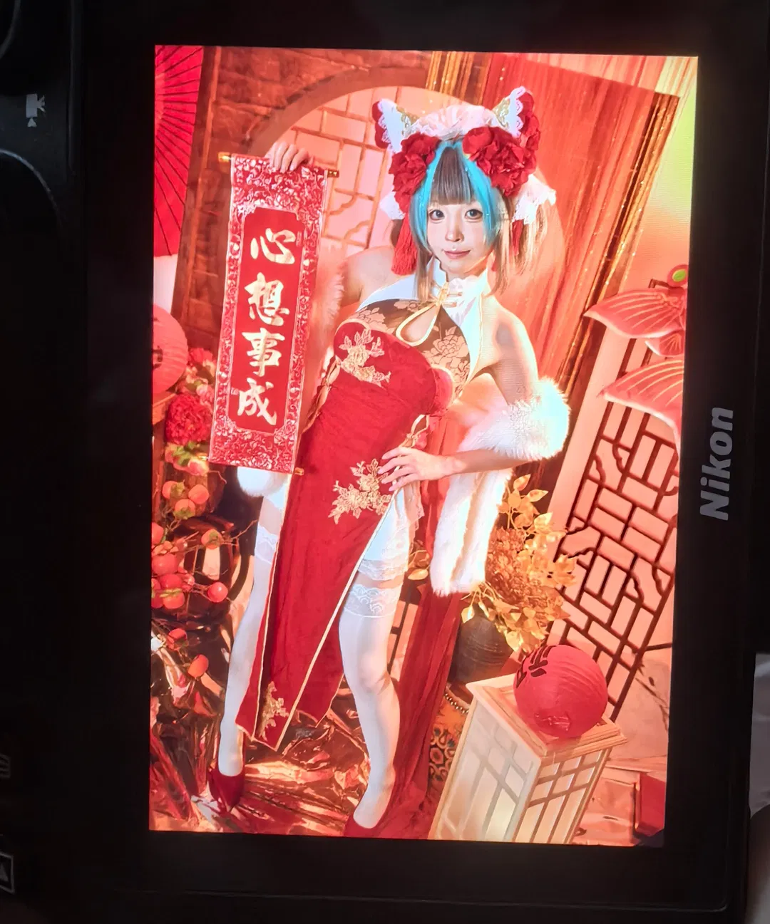 【柴郡cos】碧蓝航线的新春旗袍贺图 - 第 6 张