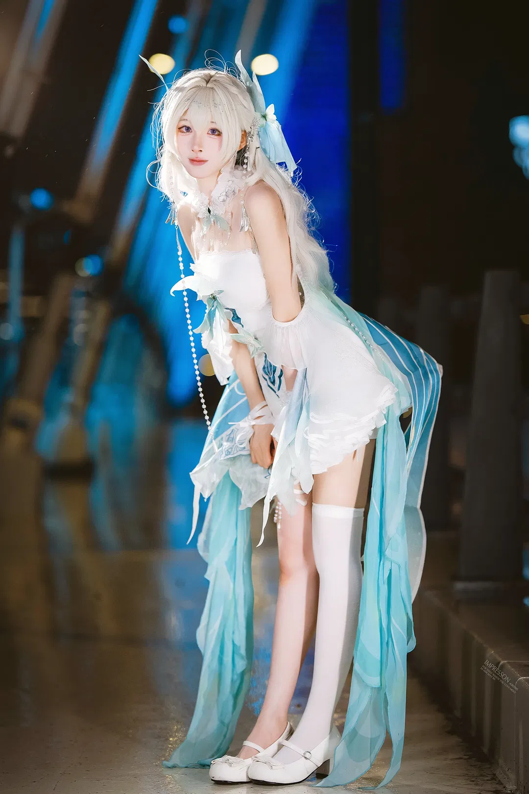 雨夜里的流萤cos，崩坏星穹铁道氛围感拍摄记录 - 第 3 张