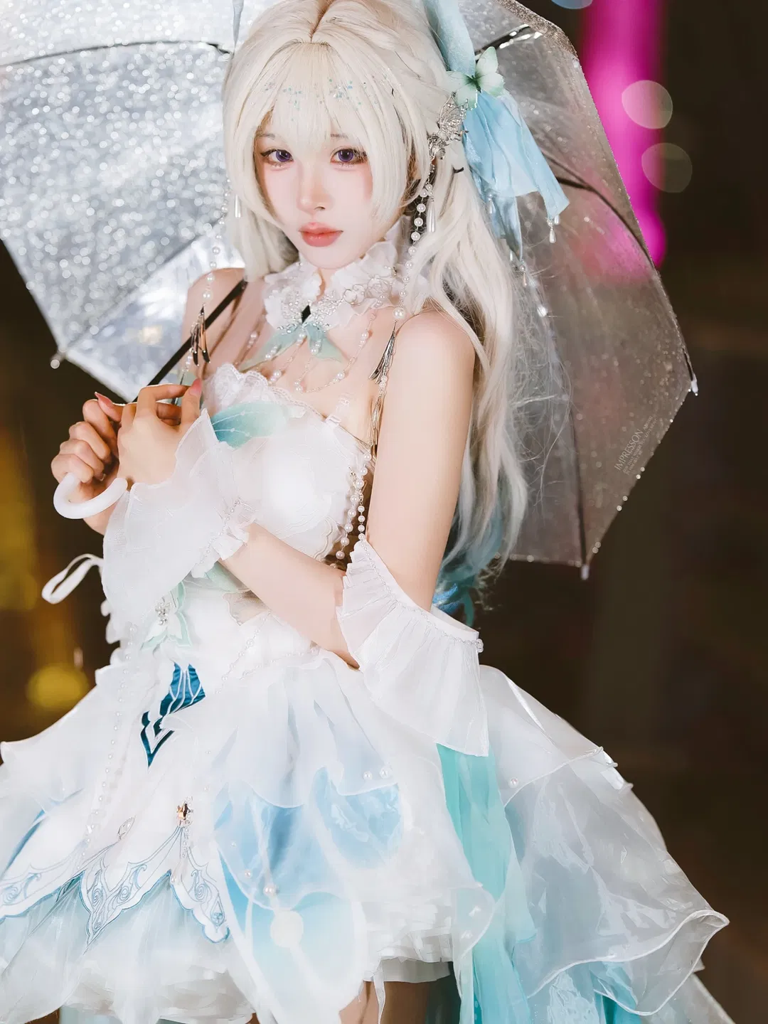 雨夜里的流萤cos，崩坏星穹铁道氛围感拍摄记录 - 第 6 张