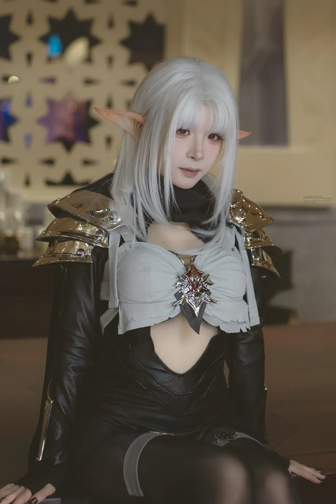 【兔娘cos】魔兽世界精灵战士的硬核穿搭细节 - 第 1 张