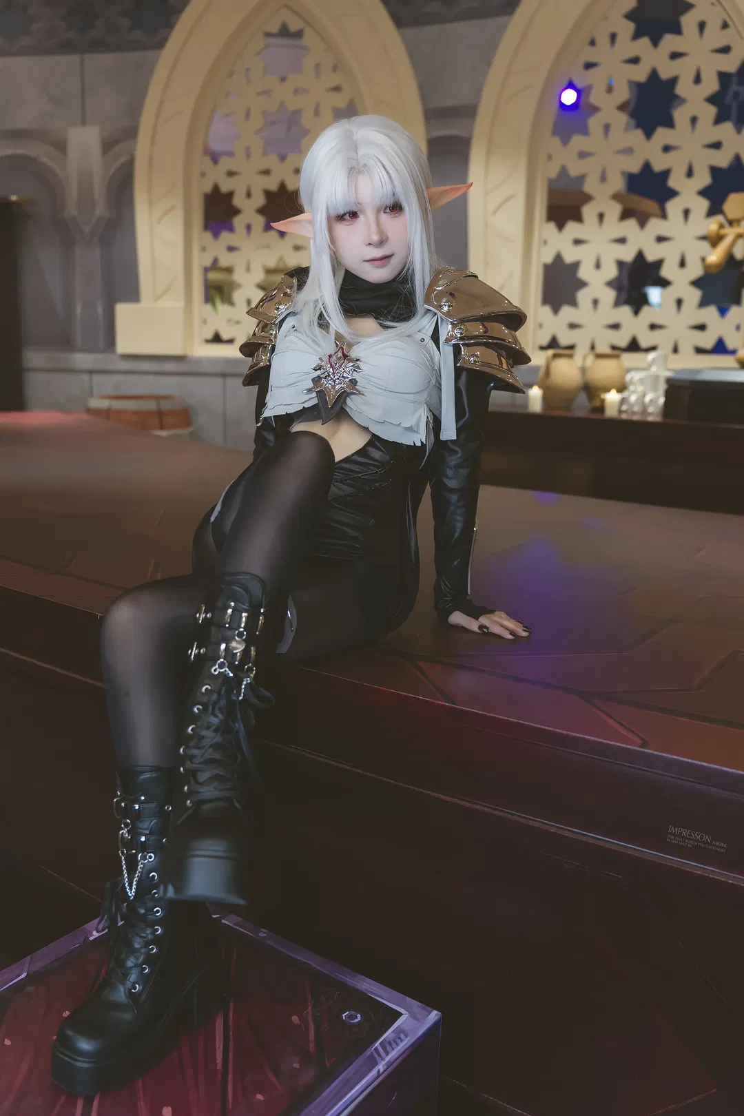 【兔娘cos】魔兽世界精灵战士的硬核穿搭细节 - 第 3 张