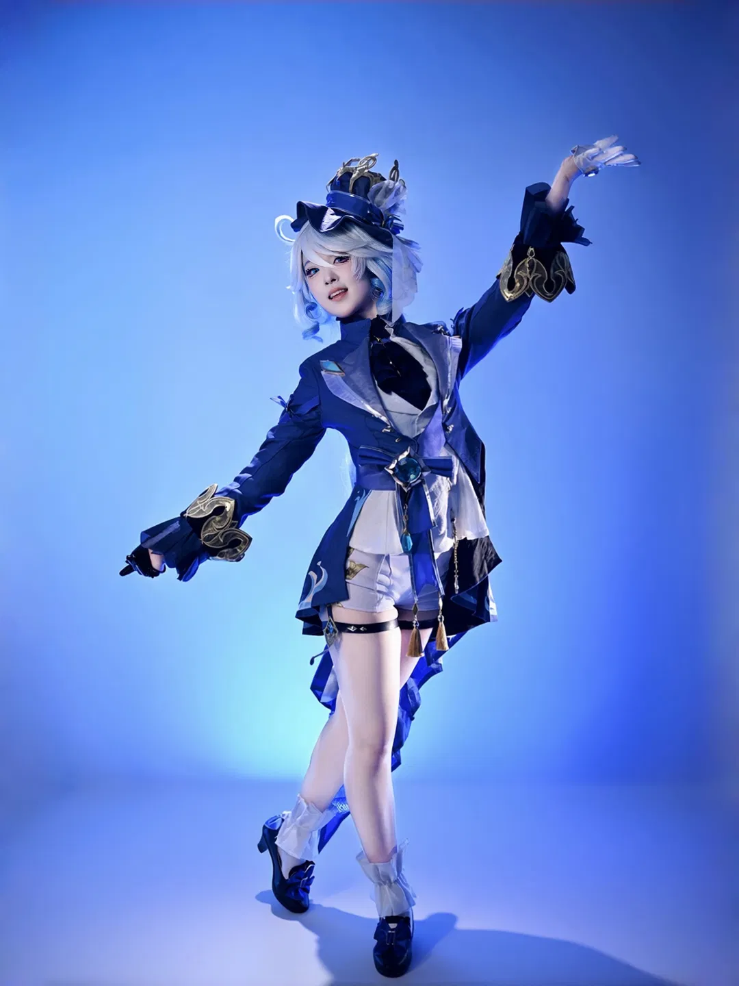 【芙宁娜cos】原神 耗时一周亲手制作的假发首秀 - 第 1 张