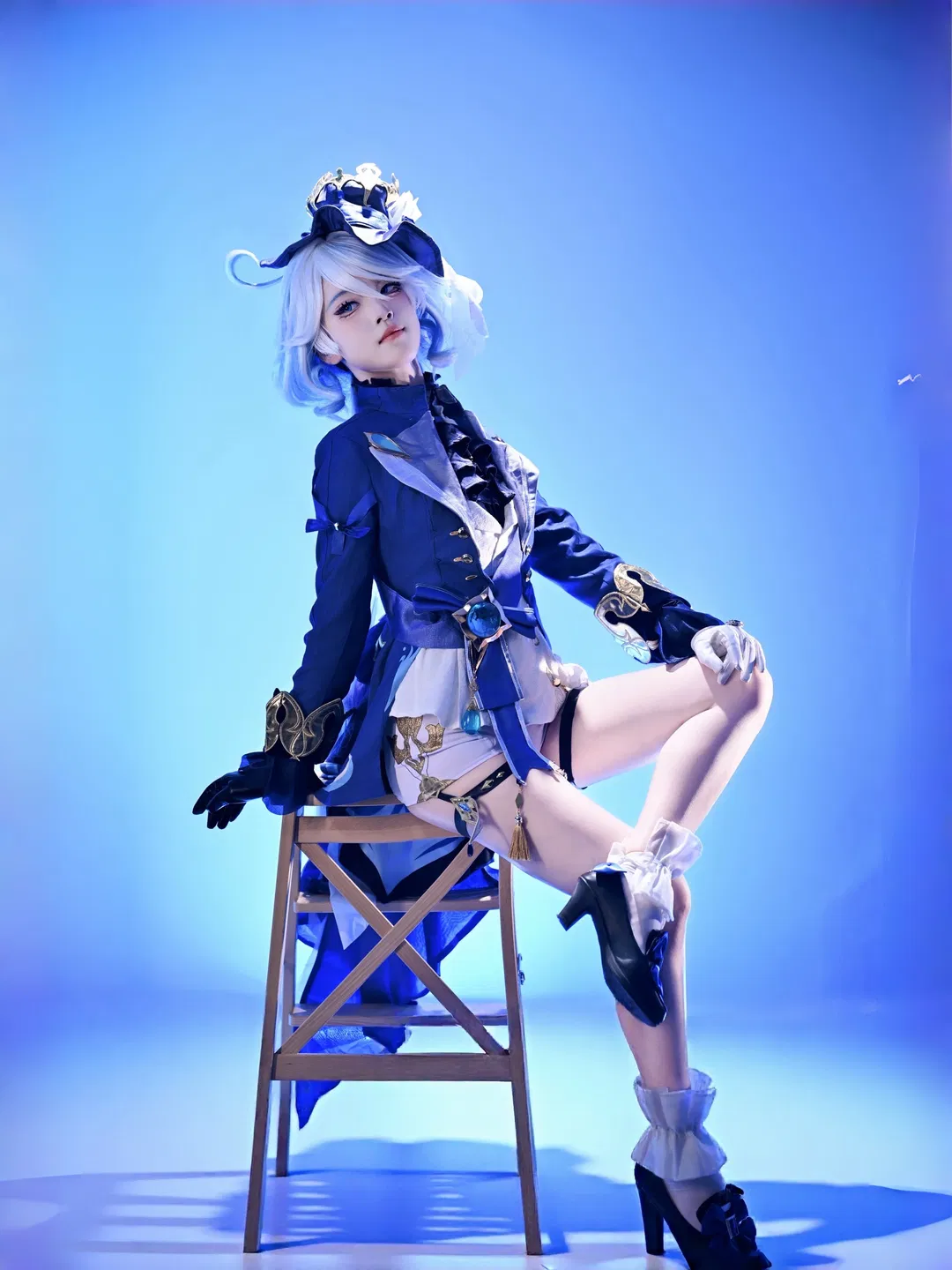 【芙宁娜cos】原神 耗时一周亲手制作的假发首秀 - 第 2 张
