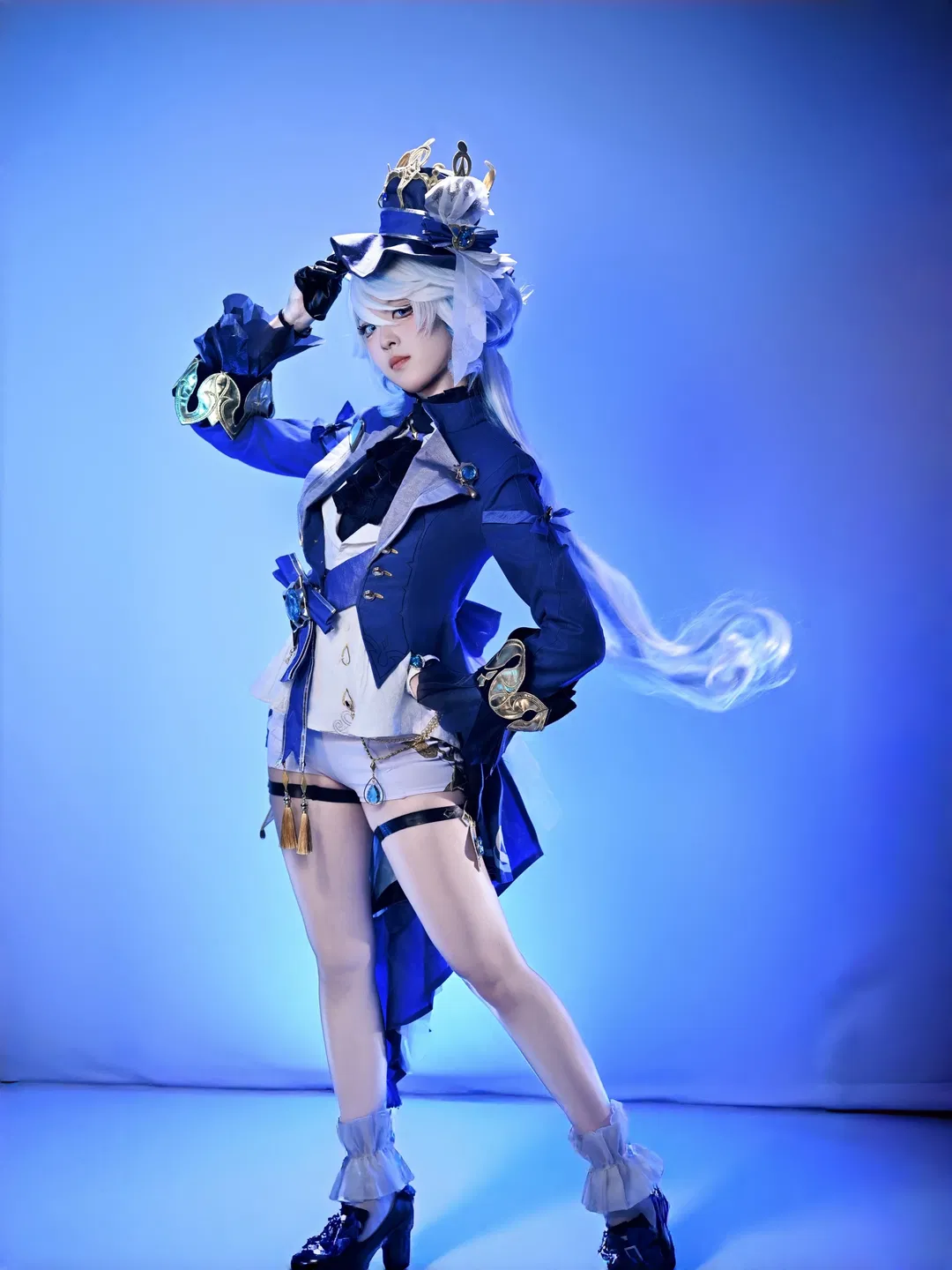 【芙宁娜cos】原神 耗时一周亲手制作的假发首秀 - 第 3 张