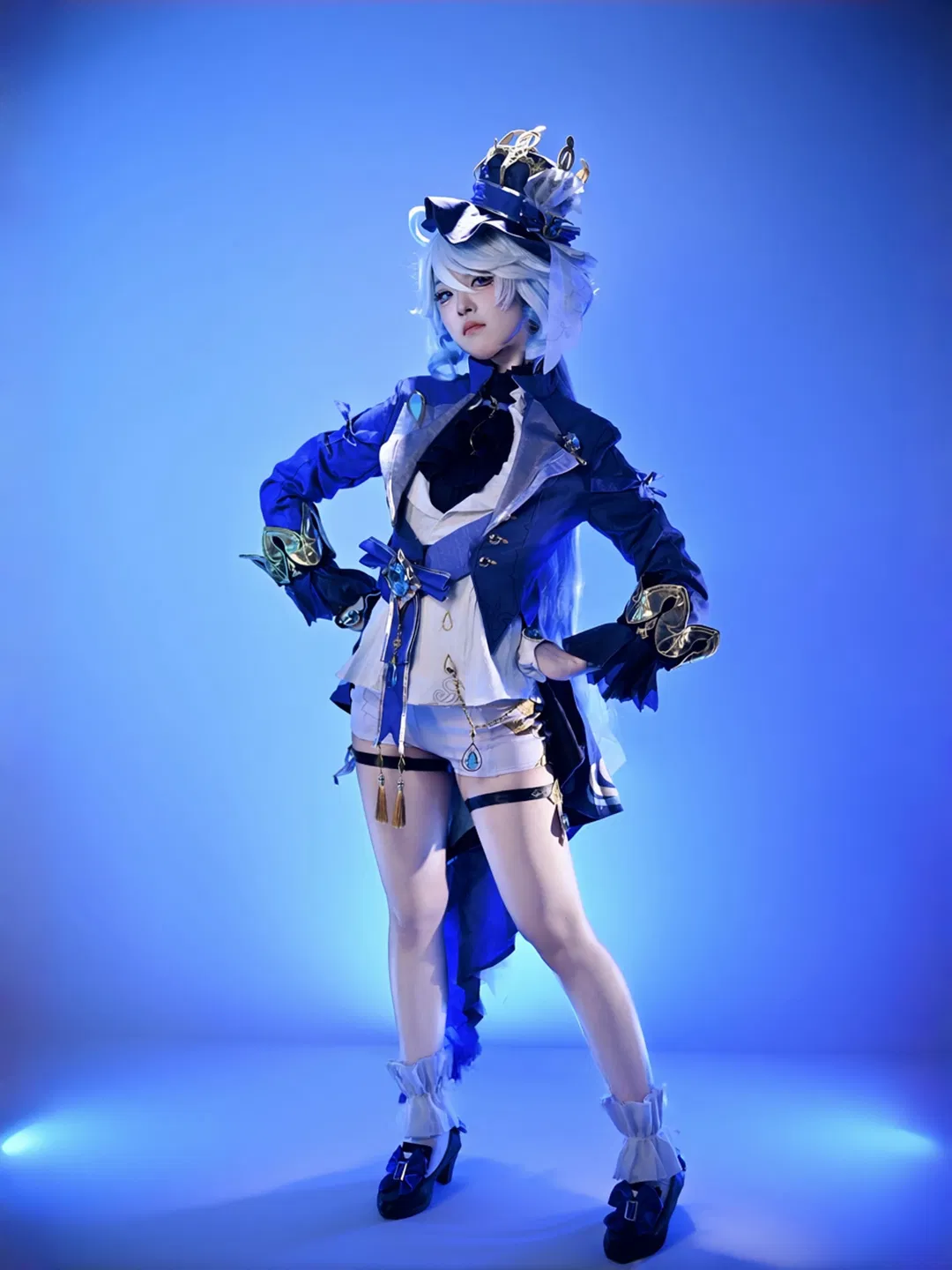 【芙宁娜cos】原神 耗时一周亲手制作的假发首秀 - 第 5 张