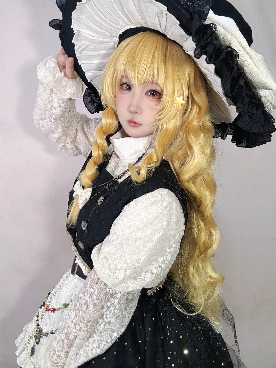 【雾雨魔理沙cos】东方Project的普通魔法使，星星与黑白的完美搭配 - 第 1 张