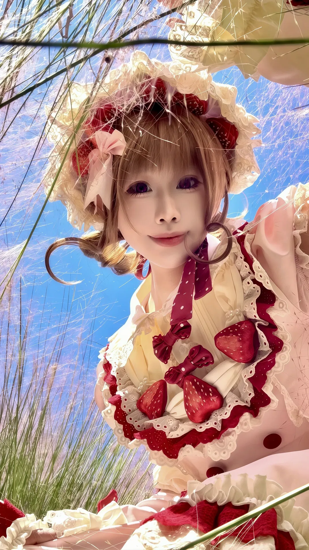 草莓蛋糕Lolita裝扮的戶外陽光記錄 - 第 1 張