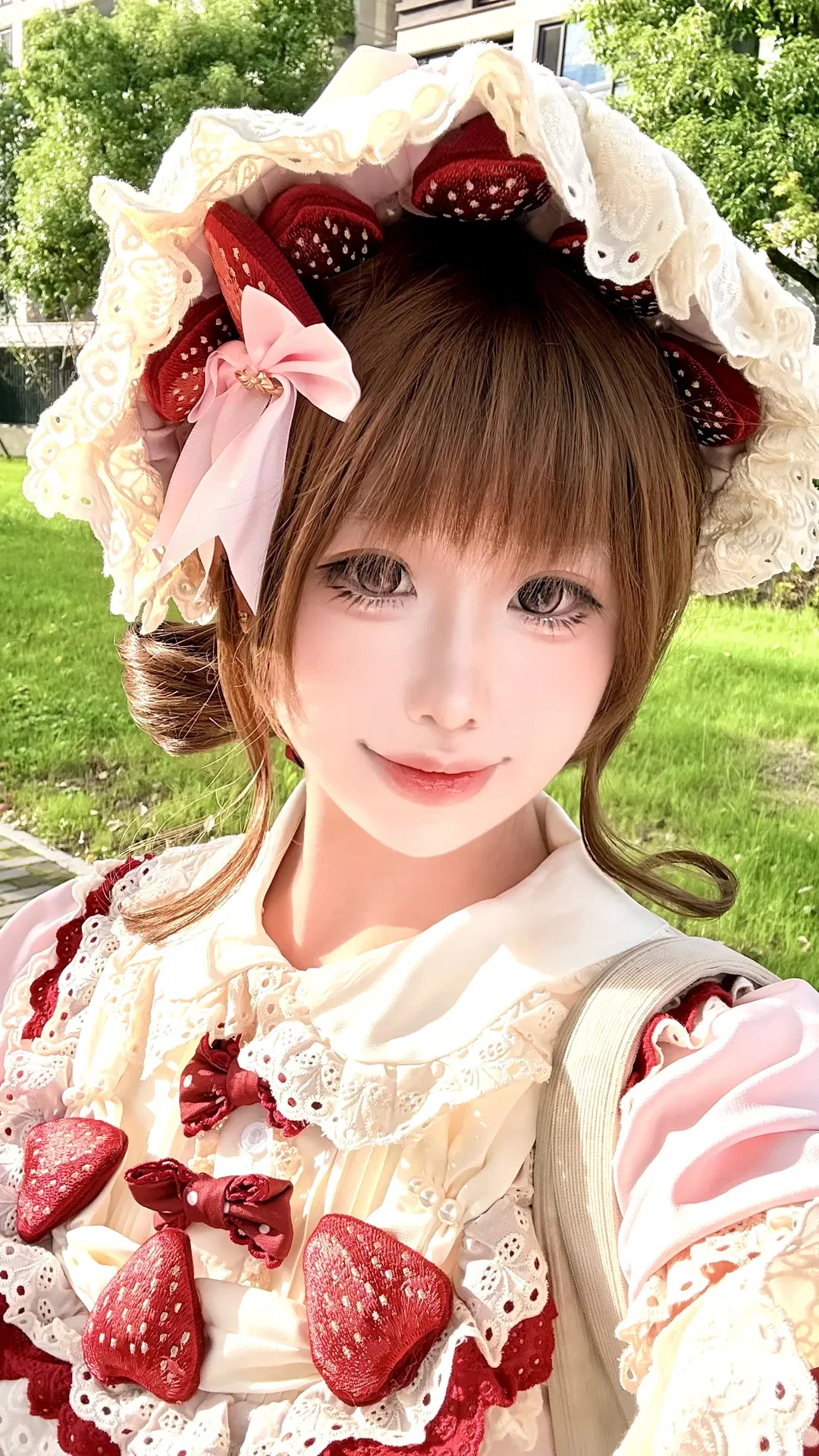 草莓蛋糕Lolita裝扮的戶外陽光記錄 - 第 3 張