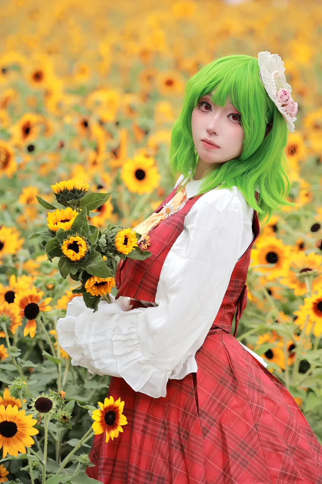 【風見幽香cos】東方Project 四季鮮花之主的向日葵花海正片 - 第 1 張
