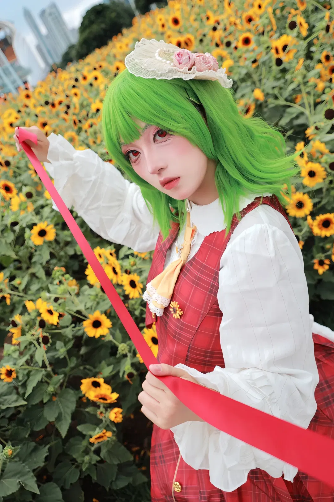 【風見幽香cos】東方Project 四季鮮花之主的向日葵花海正片 - 第 3 張