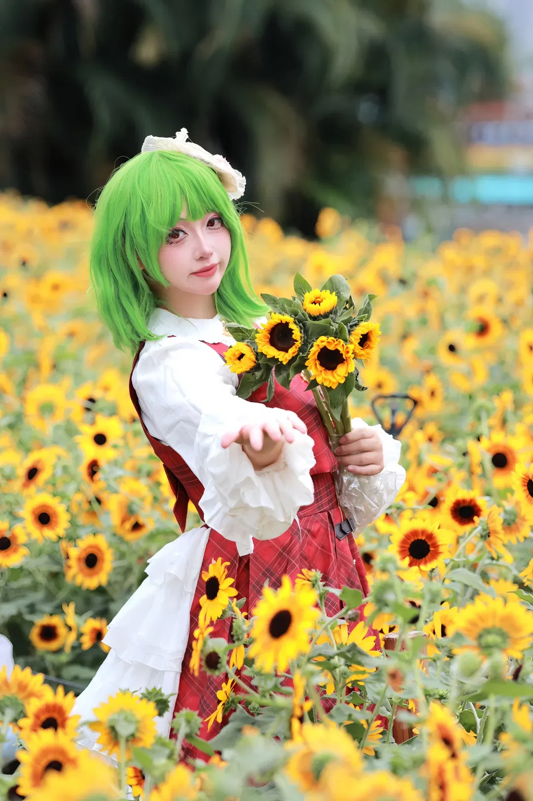 【風見幽香cos】東方Project 四季鮮花之主的向日葵花海正片 - 第 4 張