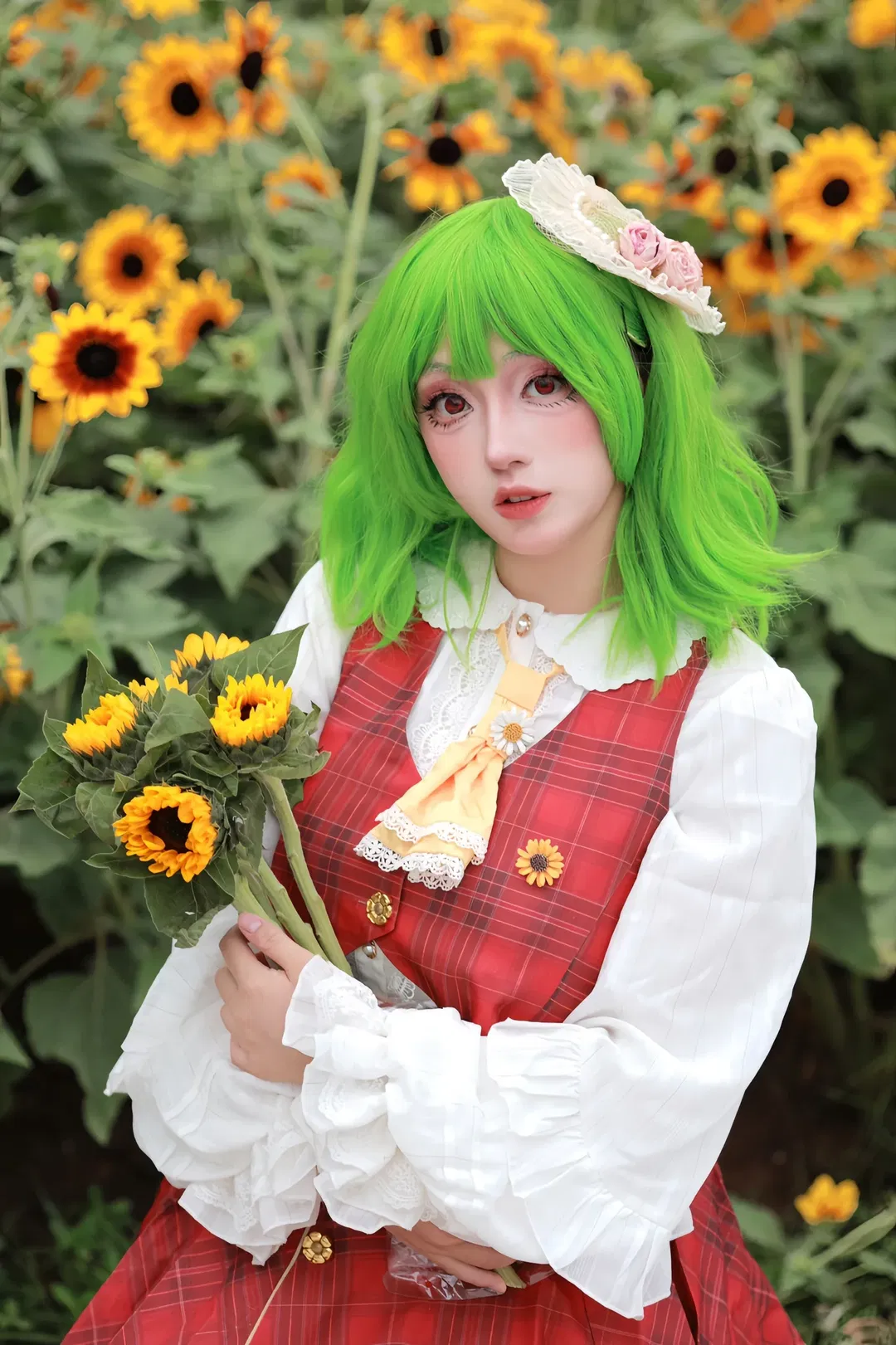 【風見幽香cos】東方Project 四季鮮花之主的向日葵花海正片 - 第 6 張