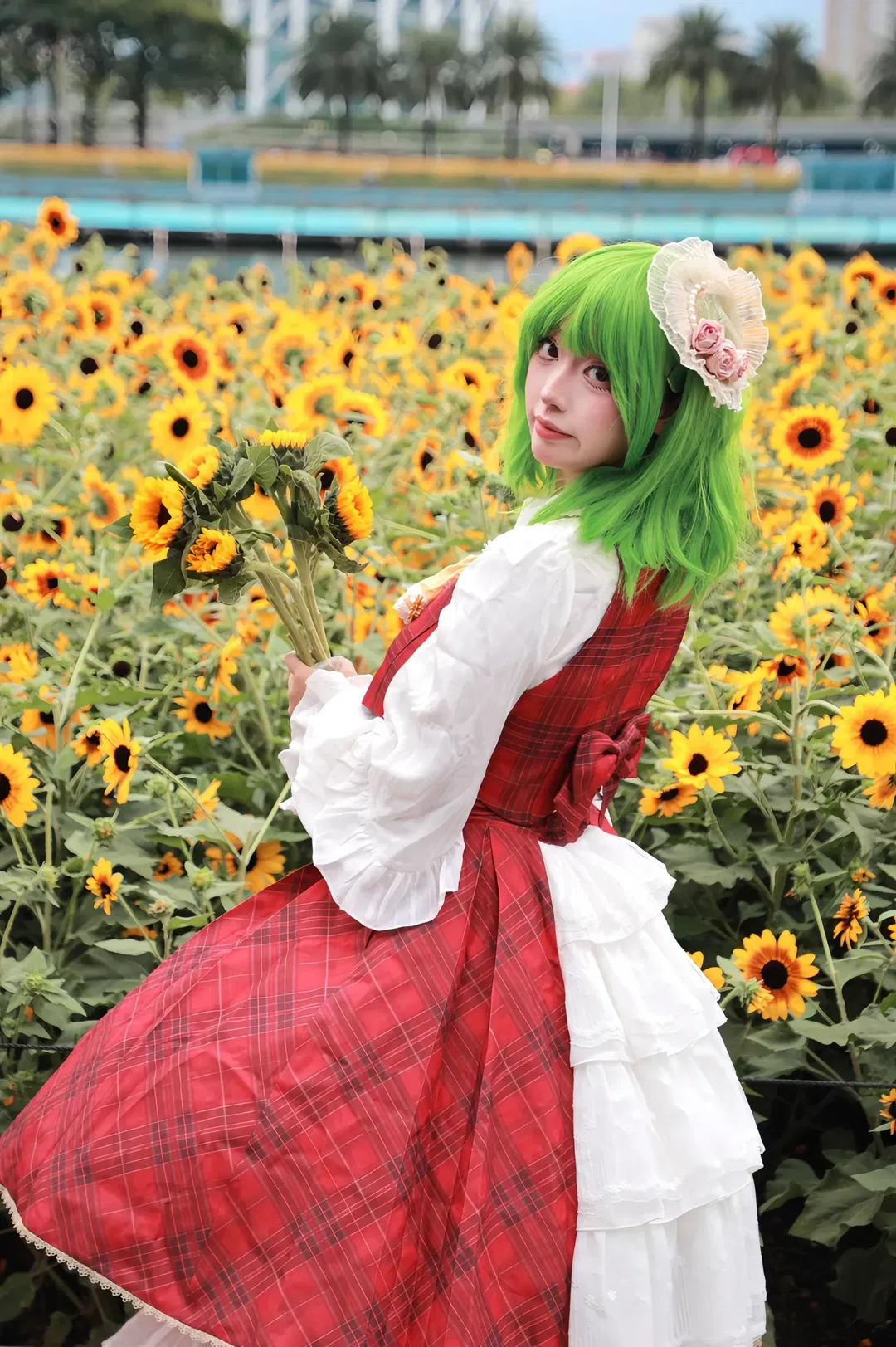 【風見幽香cos】東方Project 四季鮮花之主的向日葵花海正片 - 第 8 張