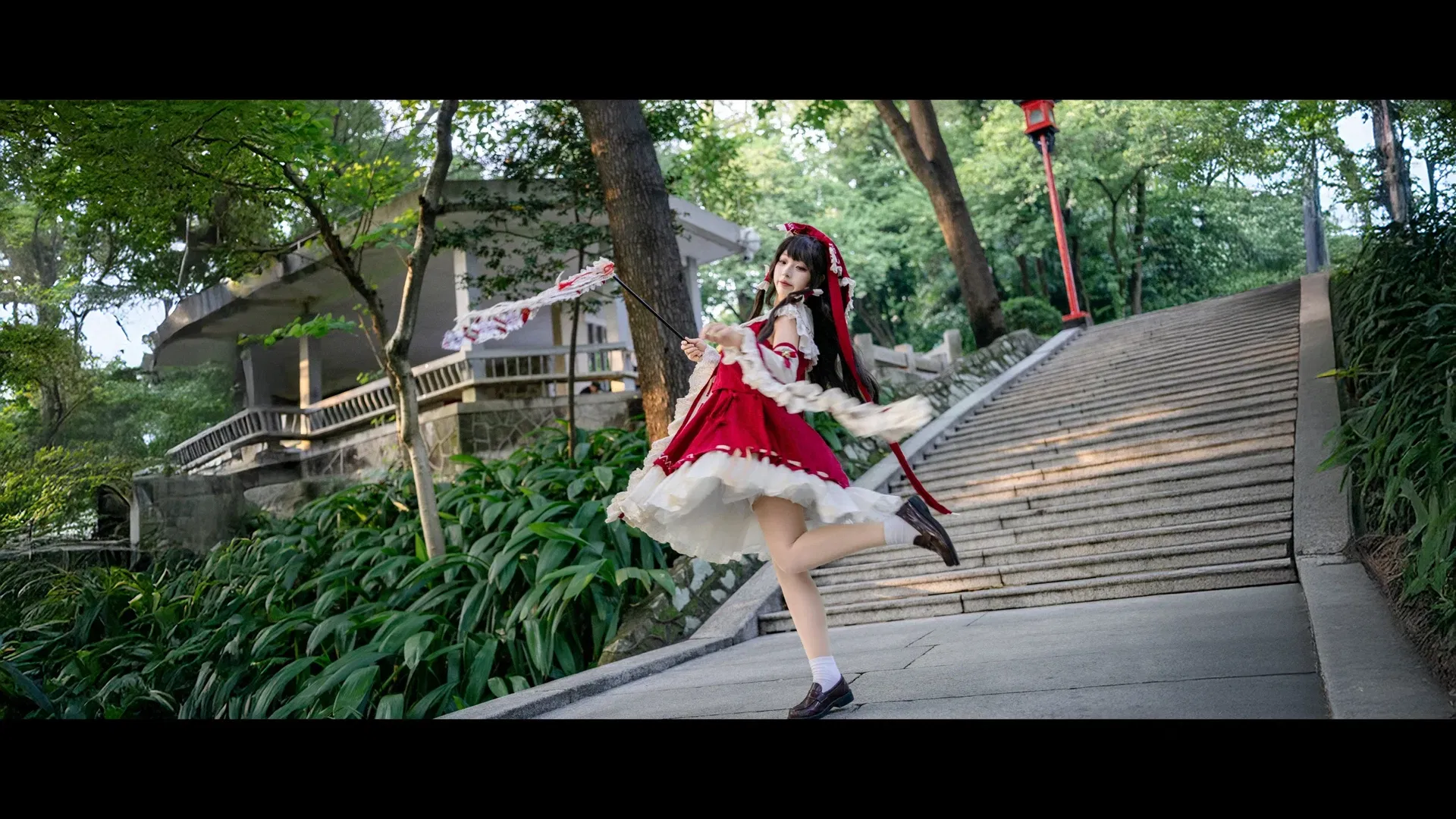 【博丽灵梦cos】东方Project乐园巫女的红白经典正片 - 第 3 张