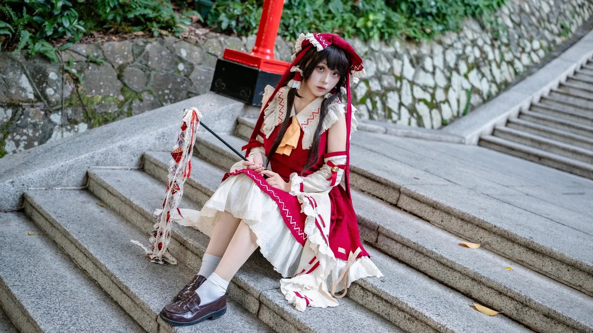【博丽灵梦cos】东方Project乐园巫女的红白经典正片 - 第 6 张