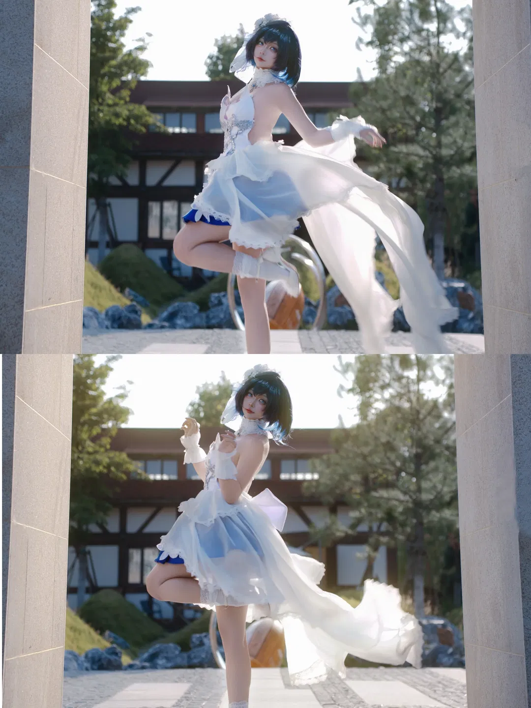 【希儿cos】捕捉裙摆飞扬的瞬间，祝希儿生日快乐 - 第 1 张