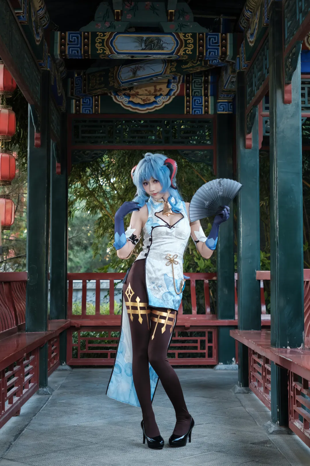 【甘雨cos】原神逐月節，璃月園林裡的中式隨拍 - 第 11 張
