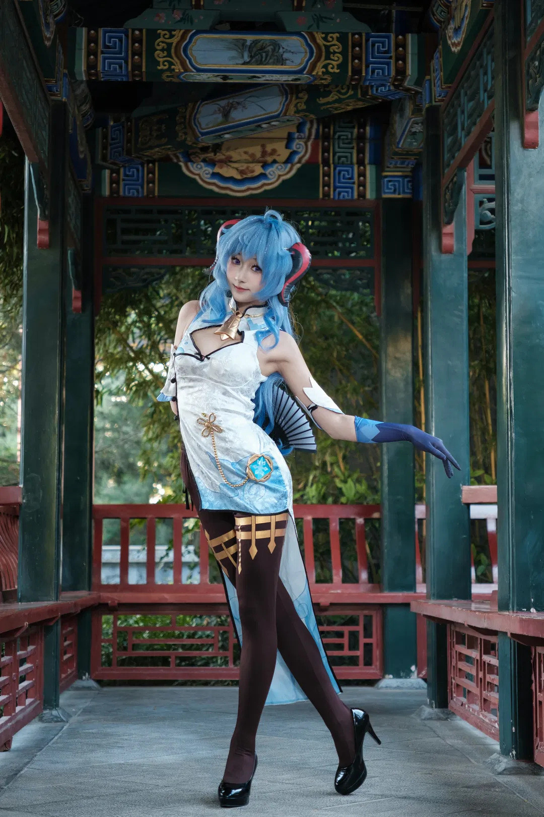 【甘雨cos】原神逐月節，璃月園林裡的中式隨拍 - 第 2 張