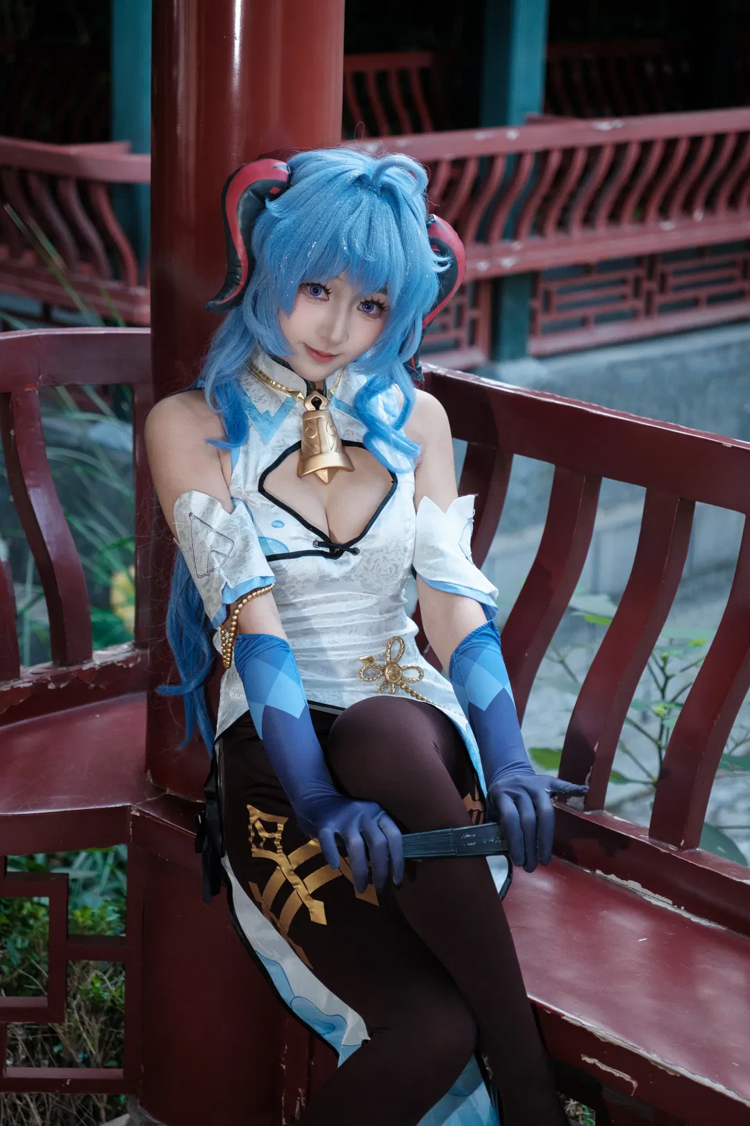 【甘雨cos】原神逐月節，璃月園林裡的中式隨拍 - 第 3 張