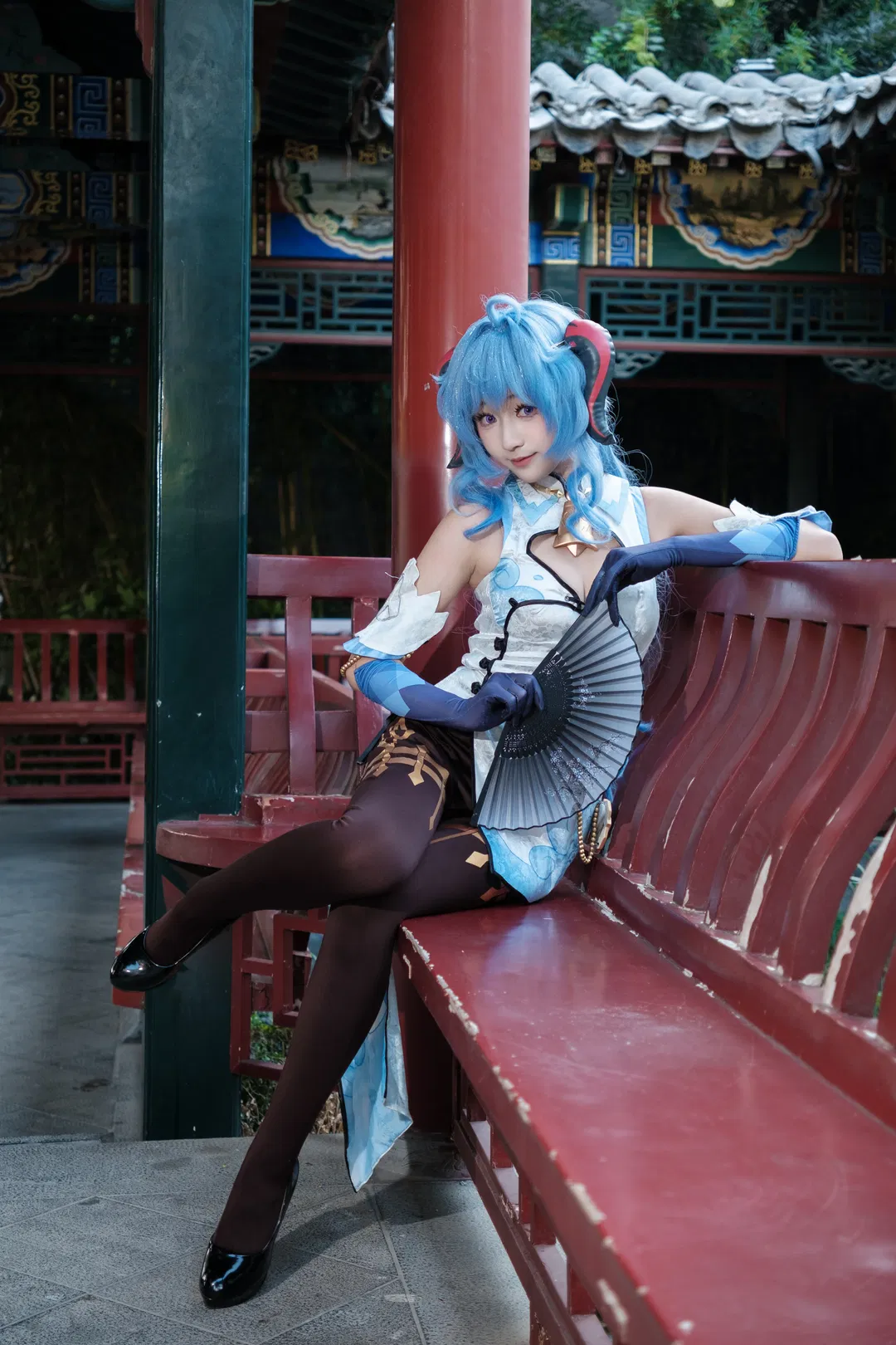 【甘雨cos】原神逐月節，璃月園林裡的中式隨拍 - 第 5 張
