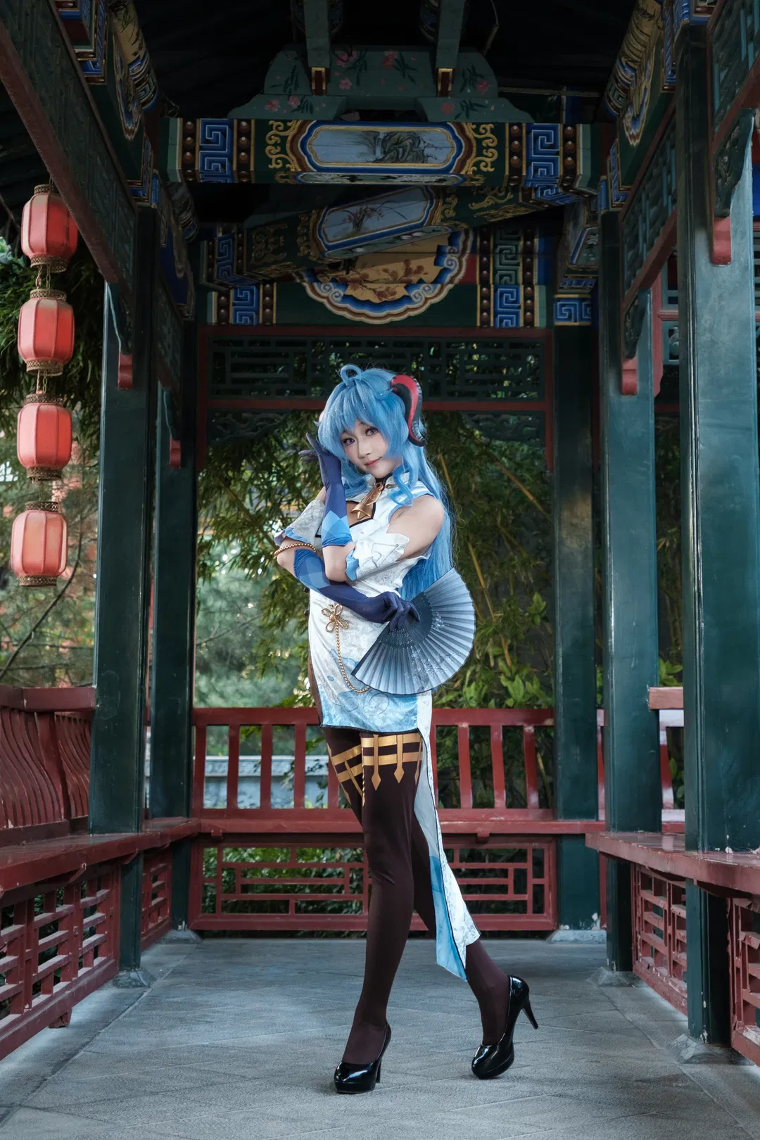 【甘雨cos】原神逐月節，璃月園林裡的中式隨拍 - 第 6 張
