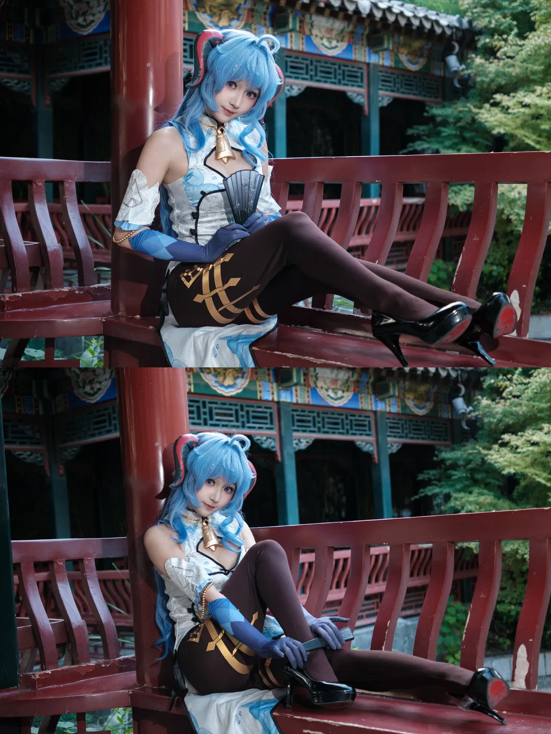 【甘雨cos】原神逐月節，璃月園林裡的中式隨拍 - 第 7 張