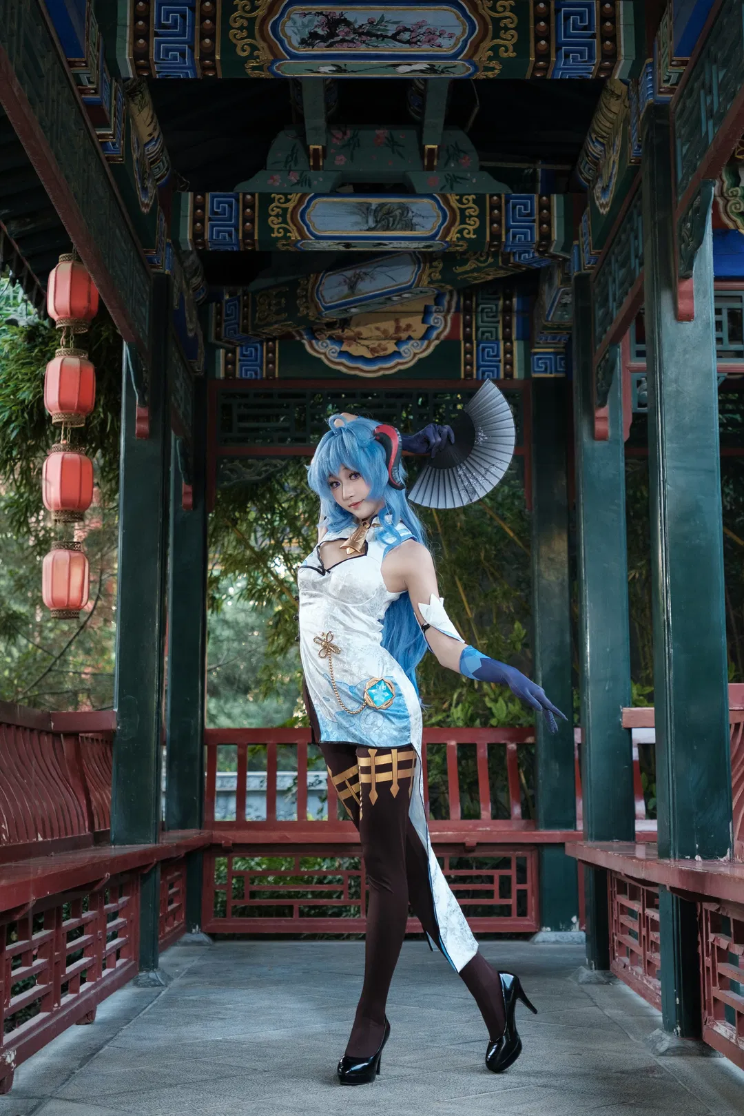 【甘雨cos】原神逐月節，璃月園林裡的中式隨拍 - 第 8 張