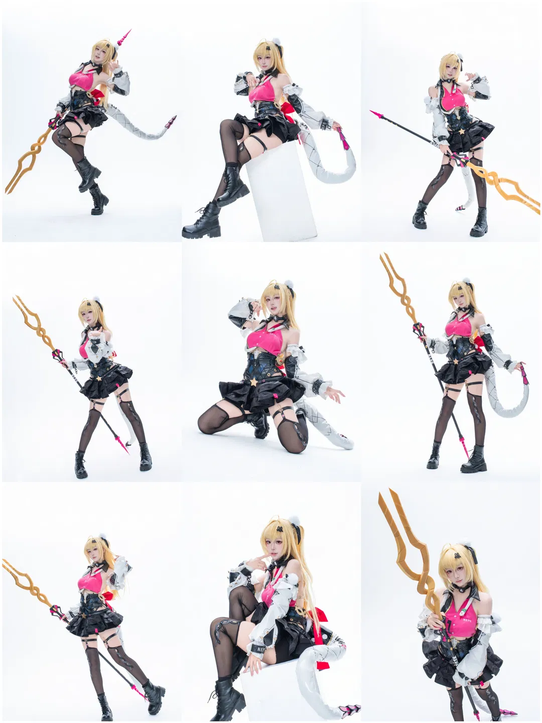【希希芙cos】绝区零粉黑机能风正片 - 第 1 张