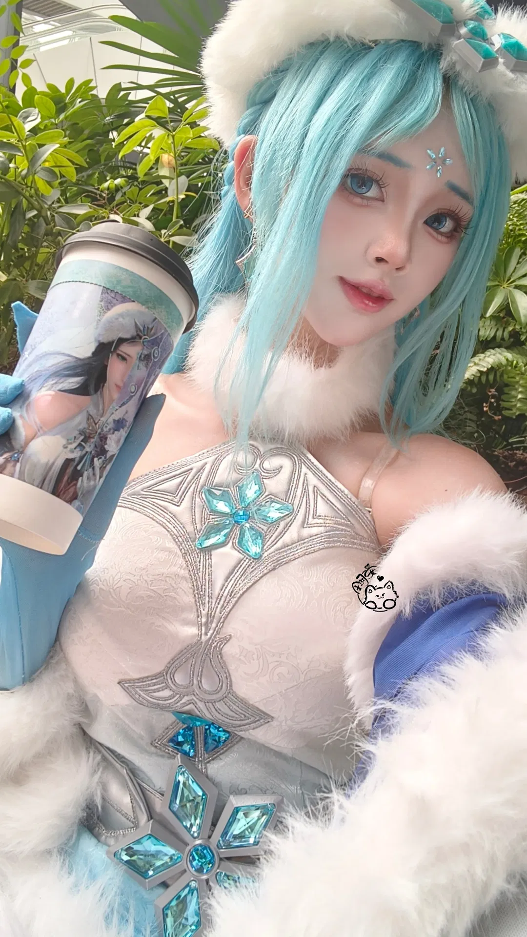 王者榮耀世界霸王茶姬聯名，冰雪主題cos打卡 - 第 2 張