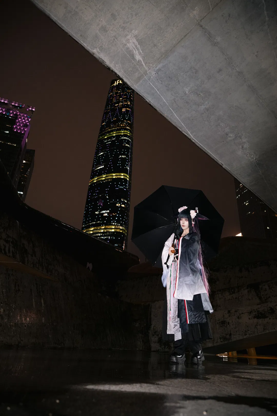 【澪cos】明日方舟雨夜里的都市行动 - 第 6 张