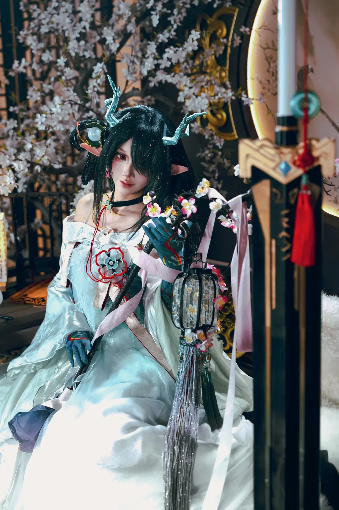 【夕cos】明日方舟青玉硯的國風幻境 - 第 1 張