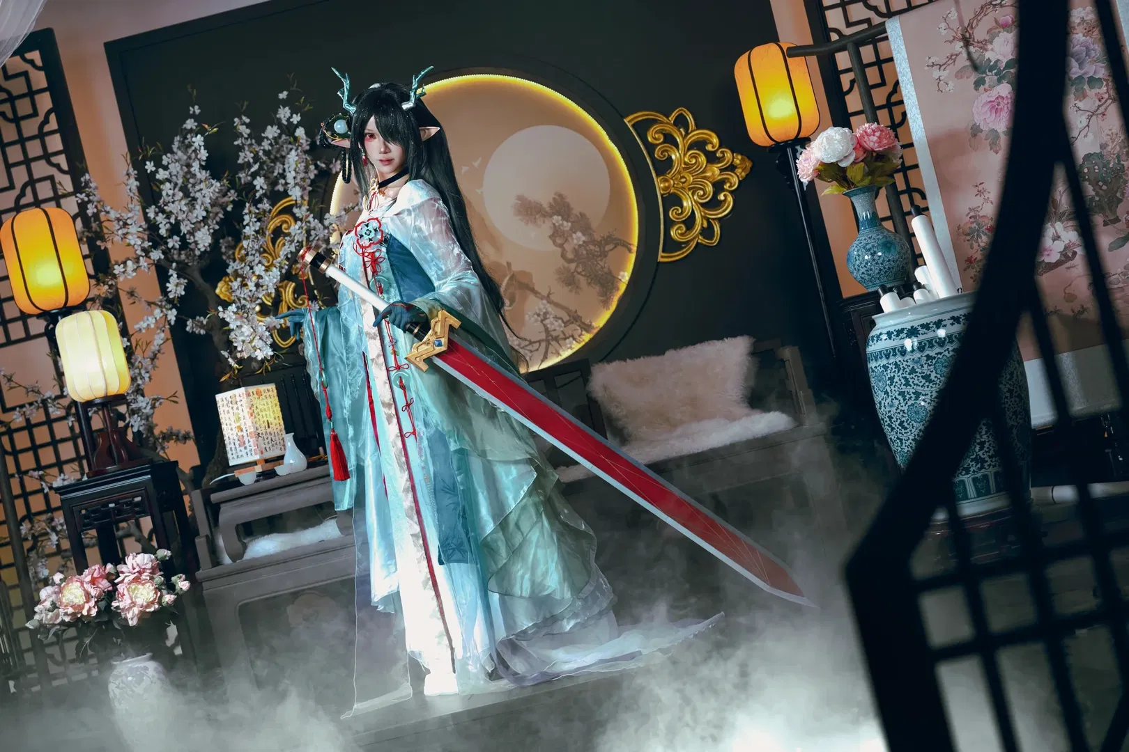 【夕cos】明日方舟青玉硯的國風幻境 - 第 2 張